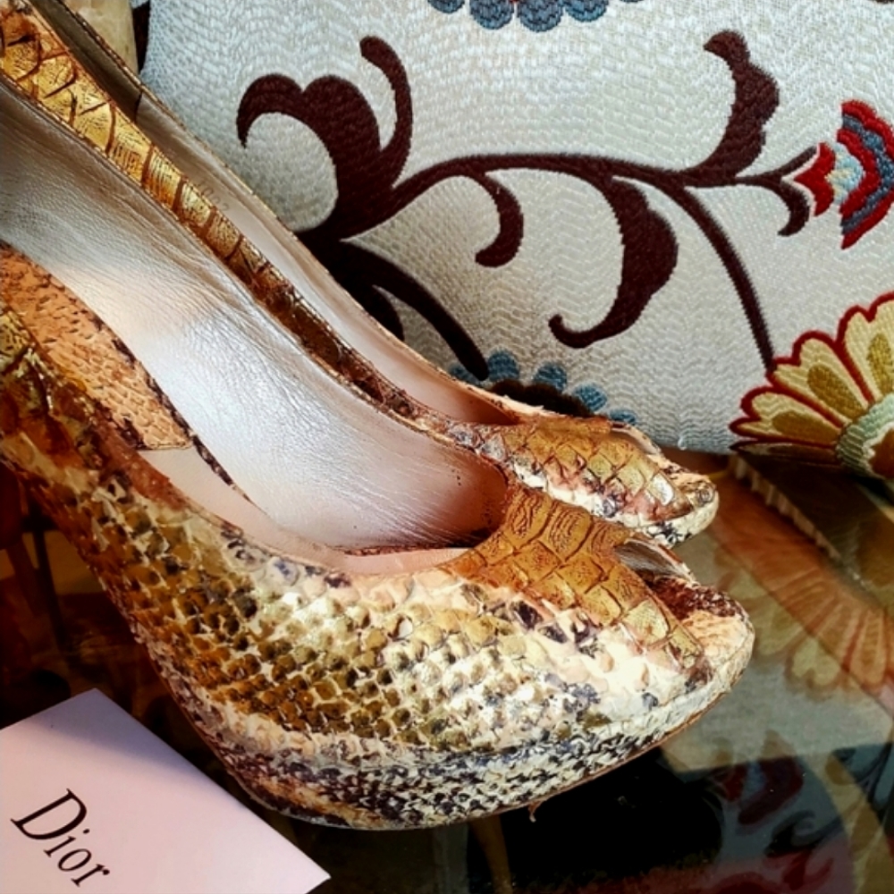 Dior Snakeskin Stilettos - Picture 17 of 17